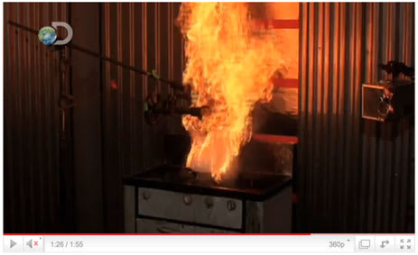 Riscos de Incendio na Cozinha e como combater.